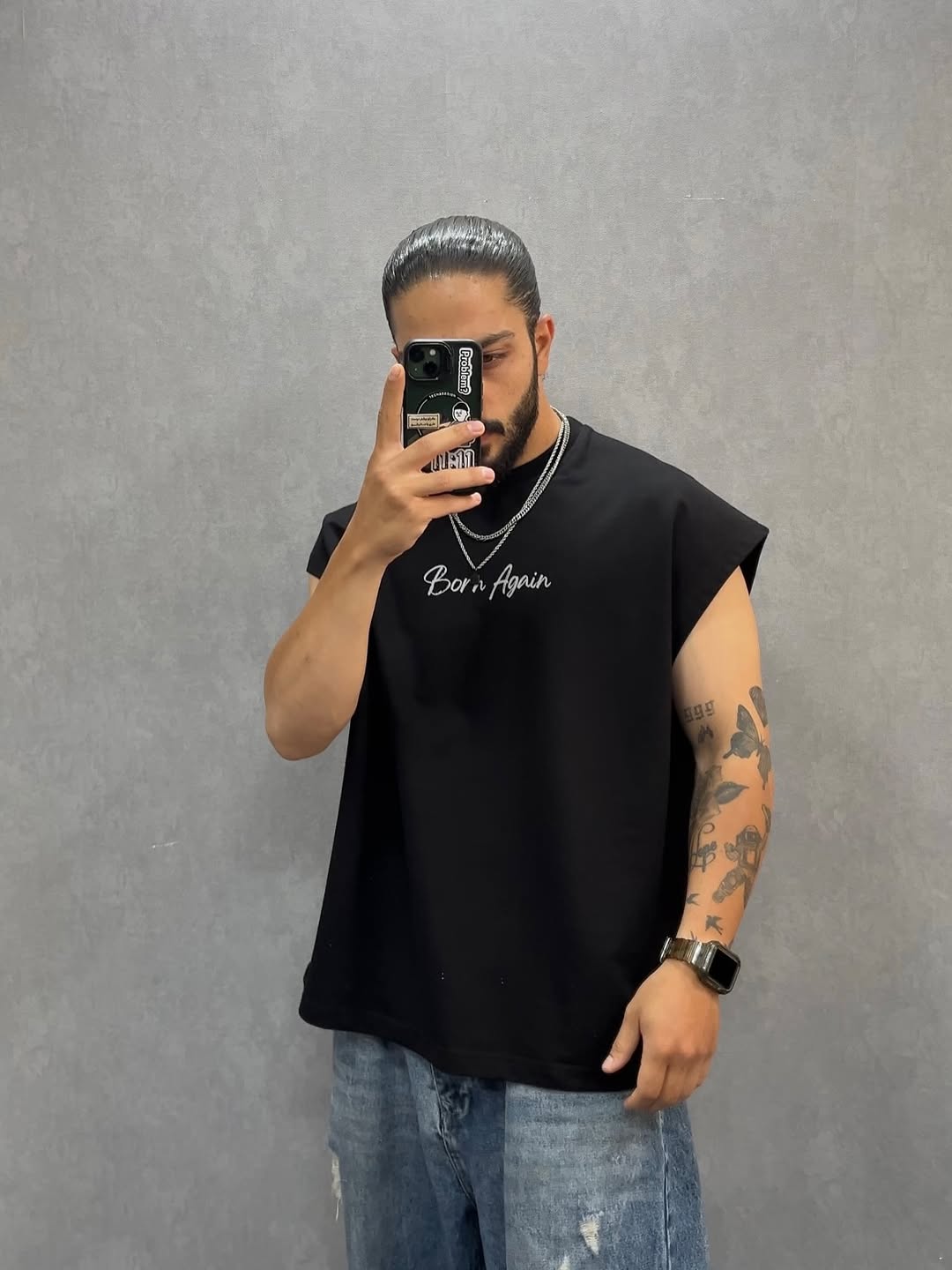 Born again tank-tops