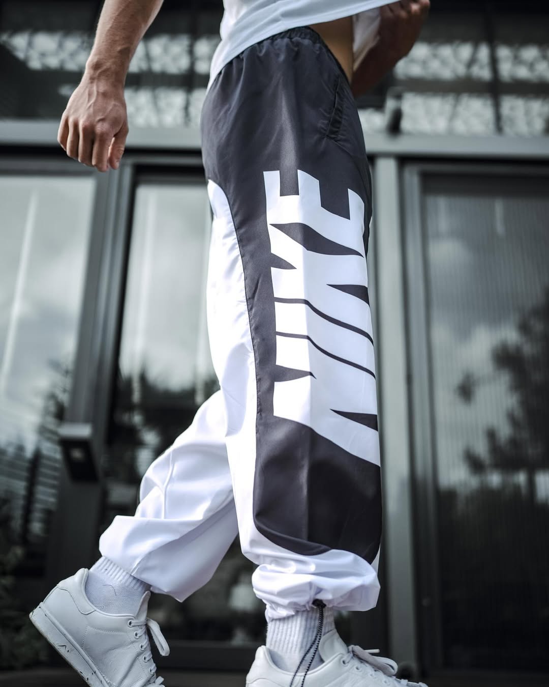 Nk white & black pants