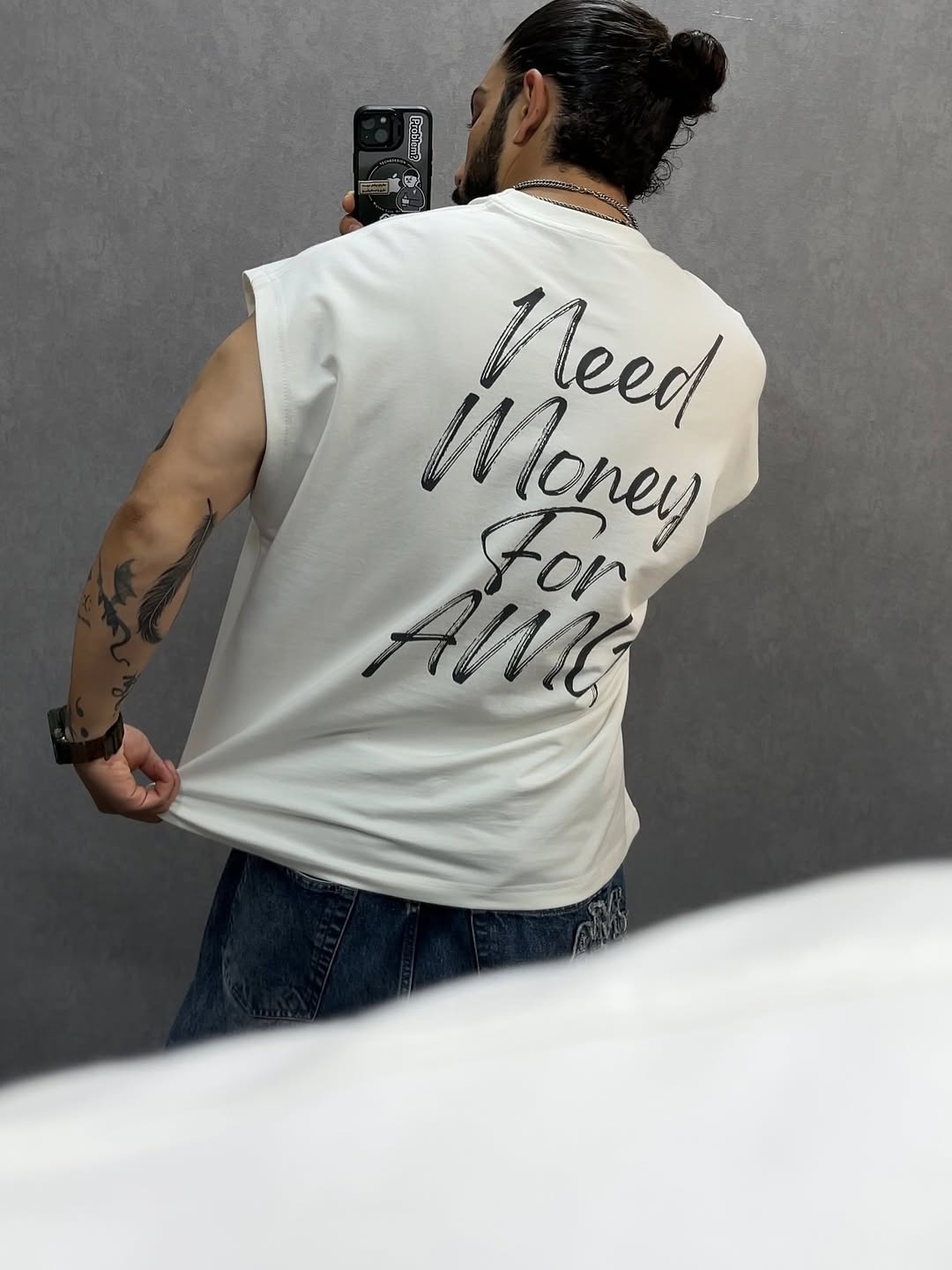 Born again tank-tops