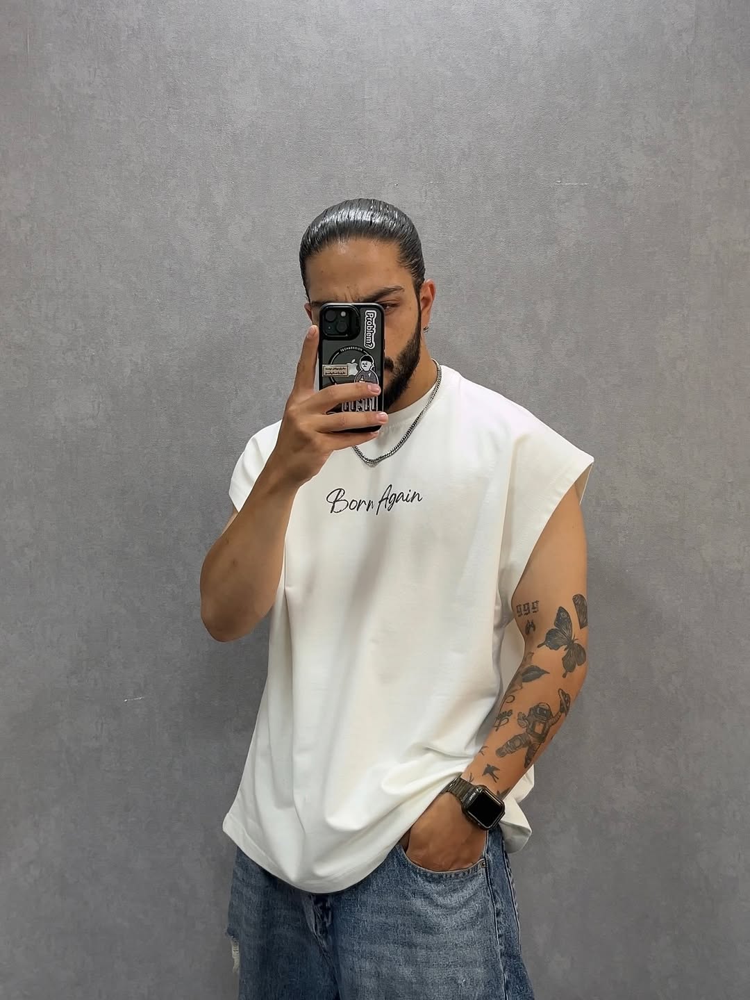 Born again tank-tops