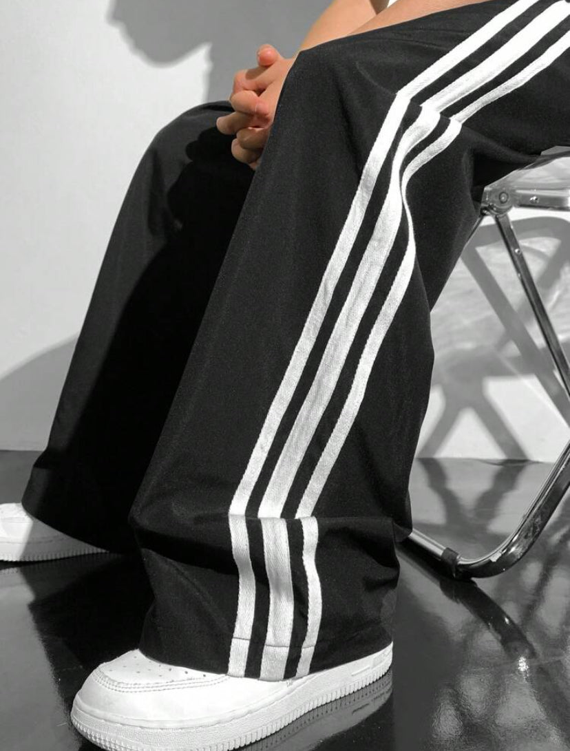 Add line wide leg pants