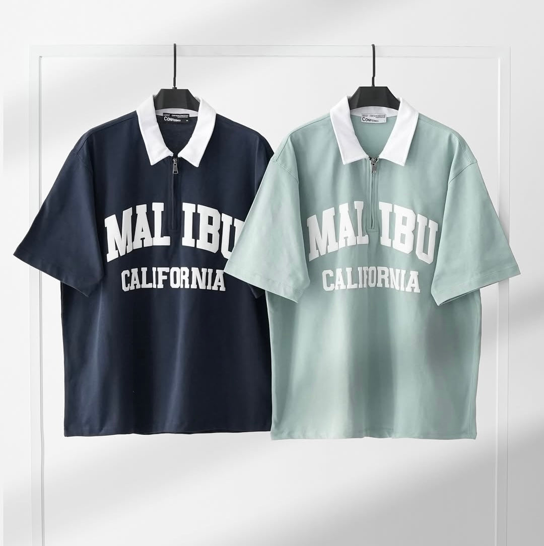 California zip-up t-shirts