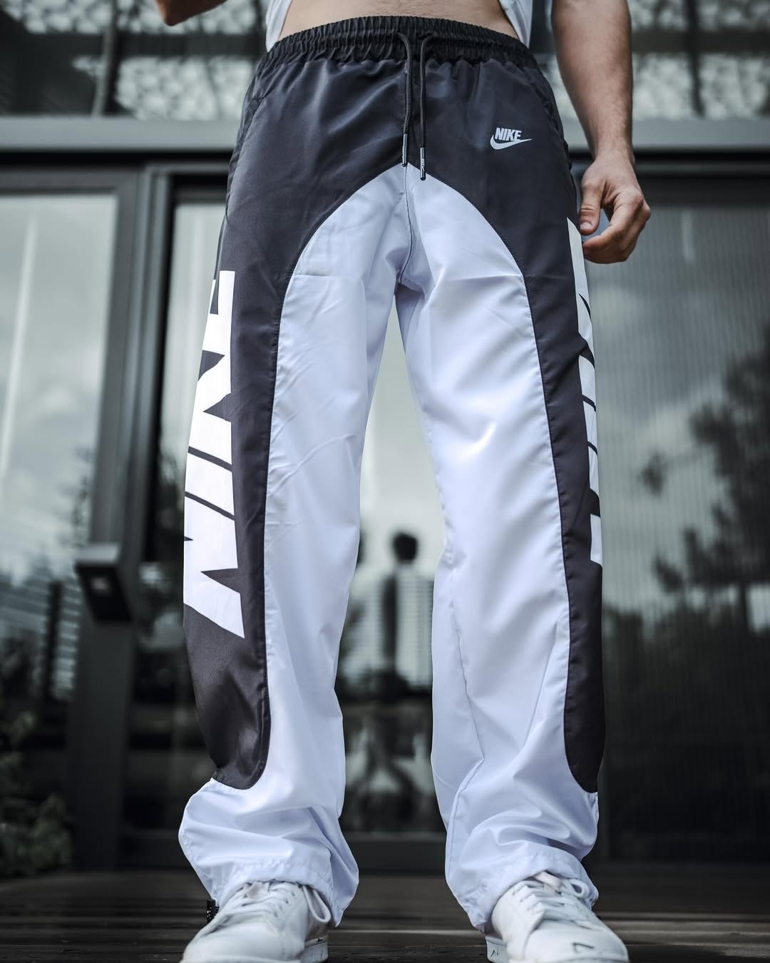Nk white & black pants