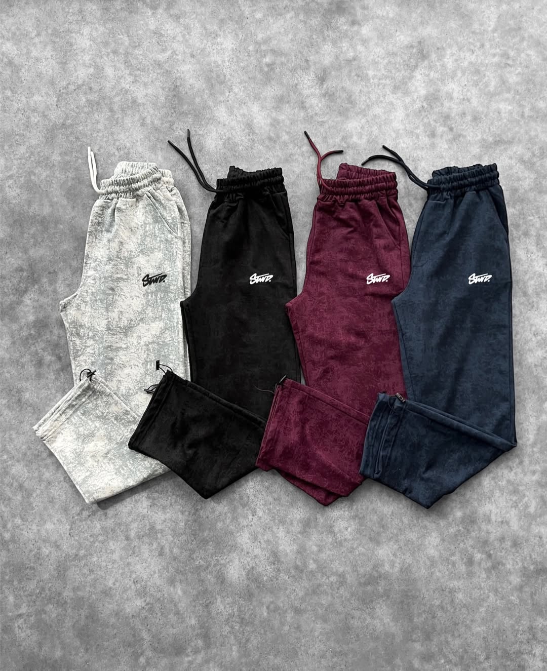 Stwd baggy washed acid pants