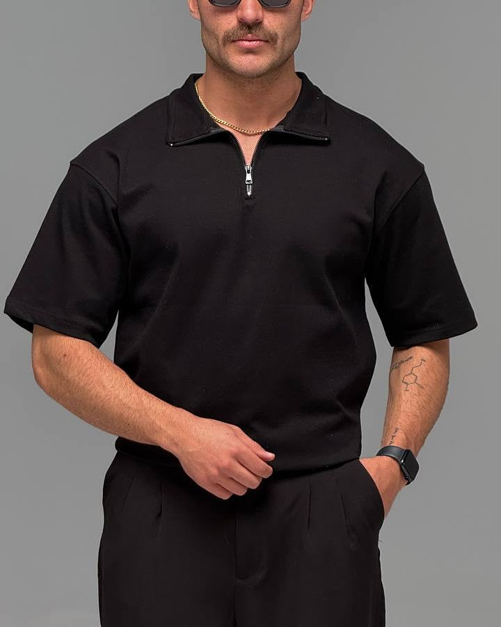 Zip-up t-shirts
