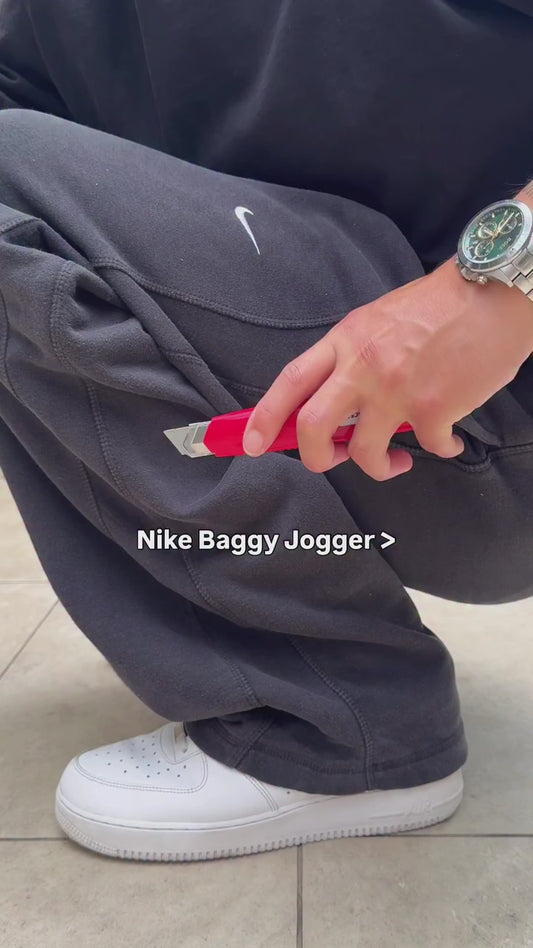 Nk side-cut baggy pants